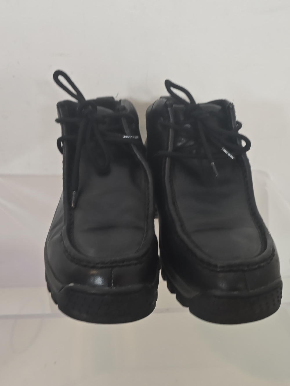SAO BY STACY ADAMS Classic Black Men's Chukka Boots with Lace-Up Closure